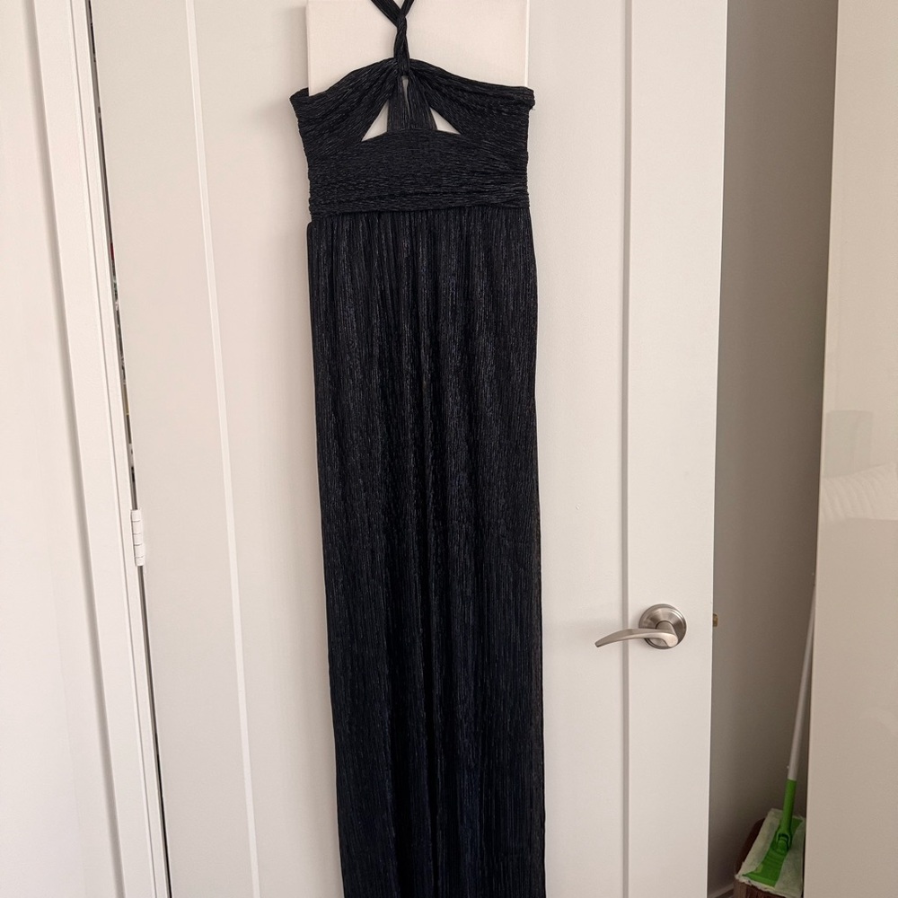 ba&sh Dark Navy Maxi Dress